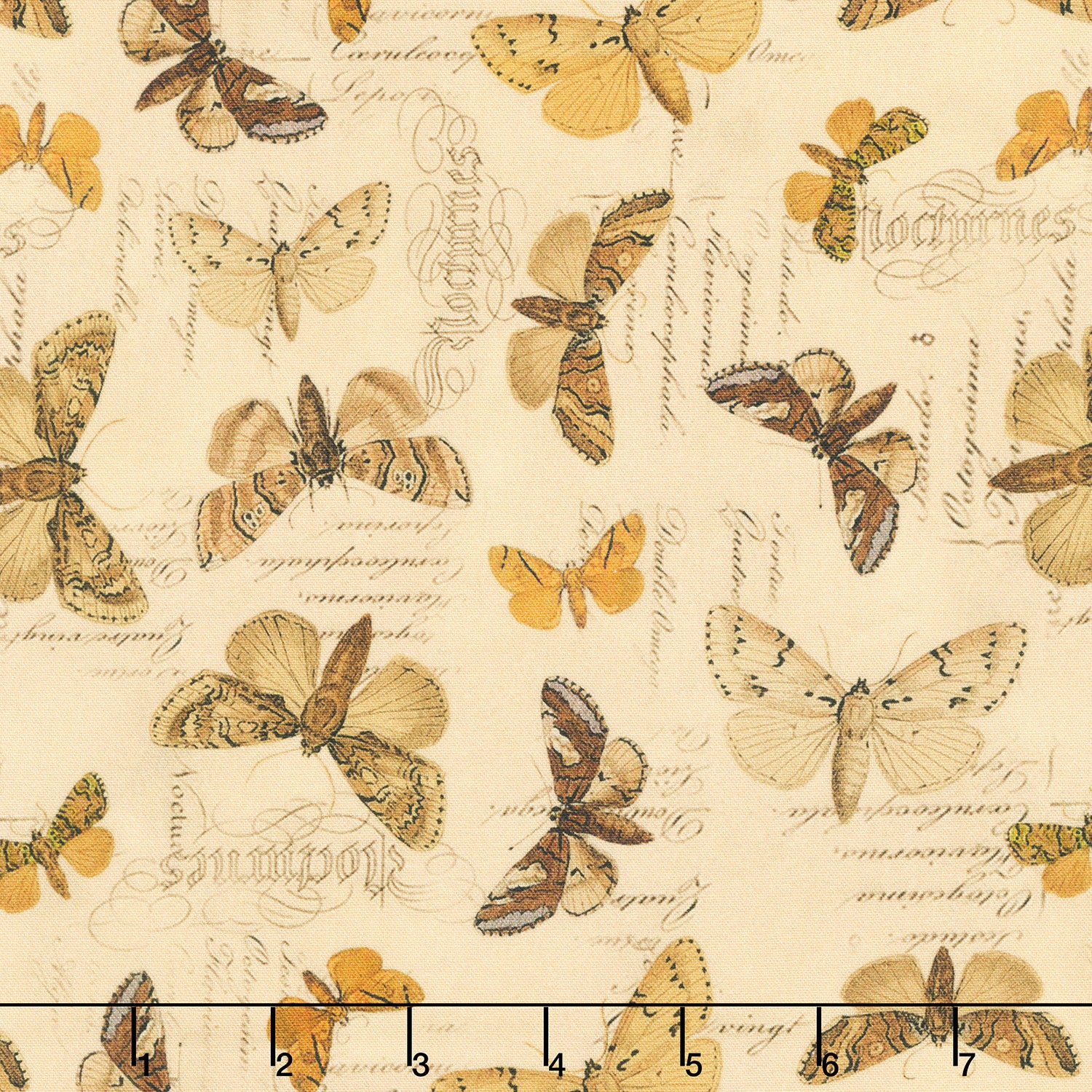 Eclectic Elements - Palette Specimen Yellow Yardage