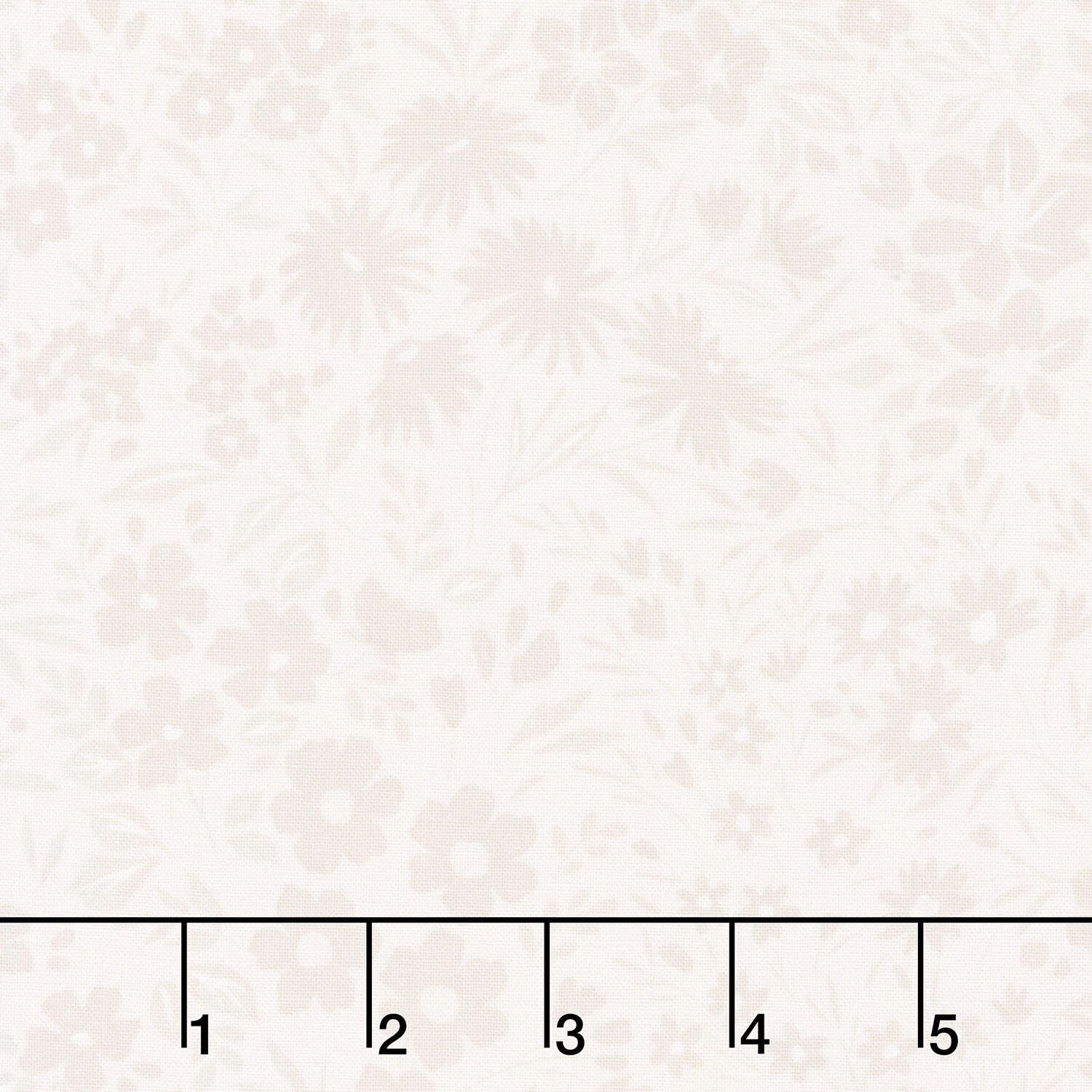 Elizabeth - Floral Allover Cream Yardage