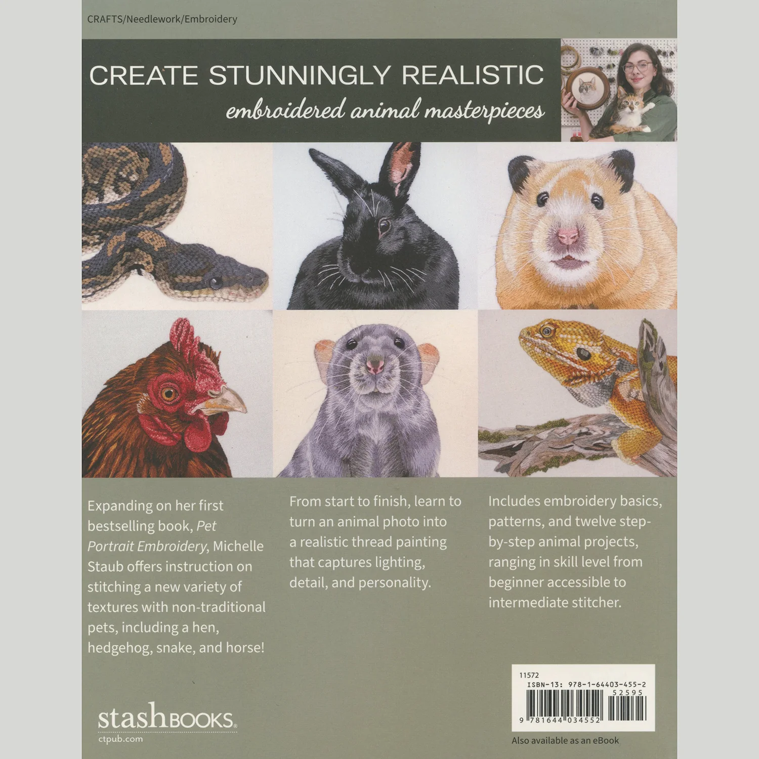 Embroidered Animal Portraits Book - Image 2
