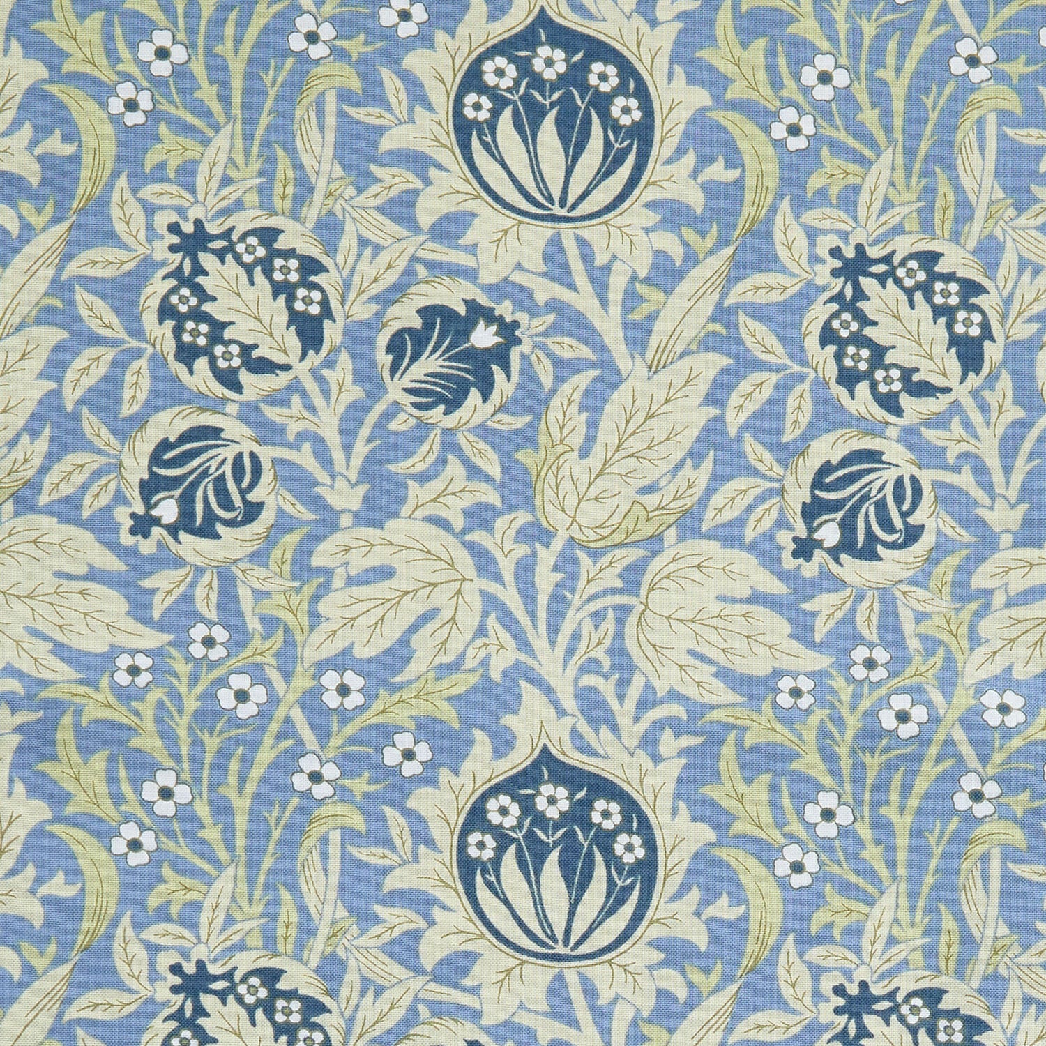 Emery Walkers House - Elmcote Dearle Blue 2 Yard Cut - Image 2