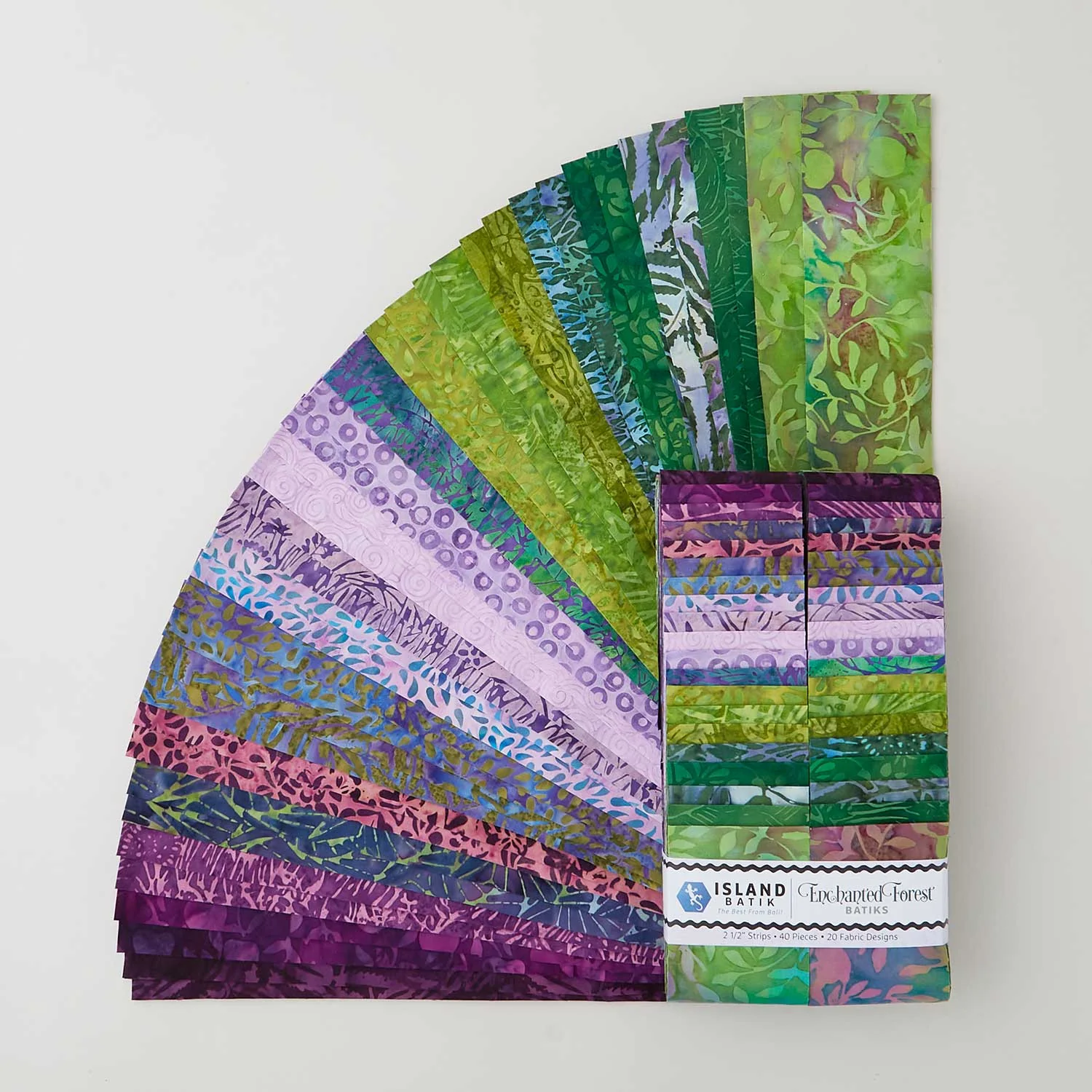 Enchanted Forest Batiks Favorites Strips