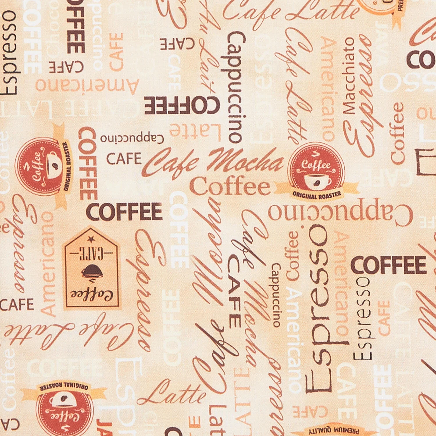 Espresso Yourself - Coffee From A To Z Caramel 2 Yard Cut - Image 2
