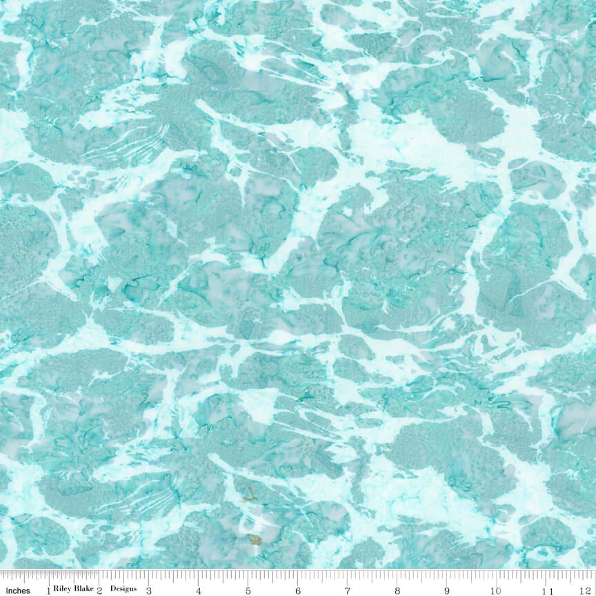 Expressions Batiks - Toes in the Sand - Adriatic Mist
