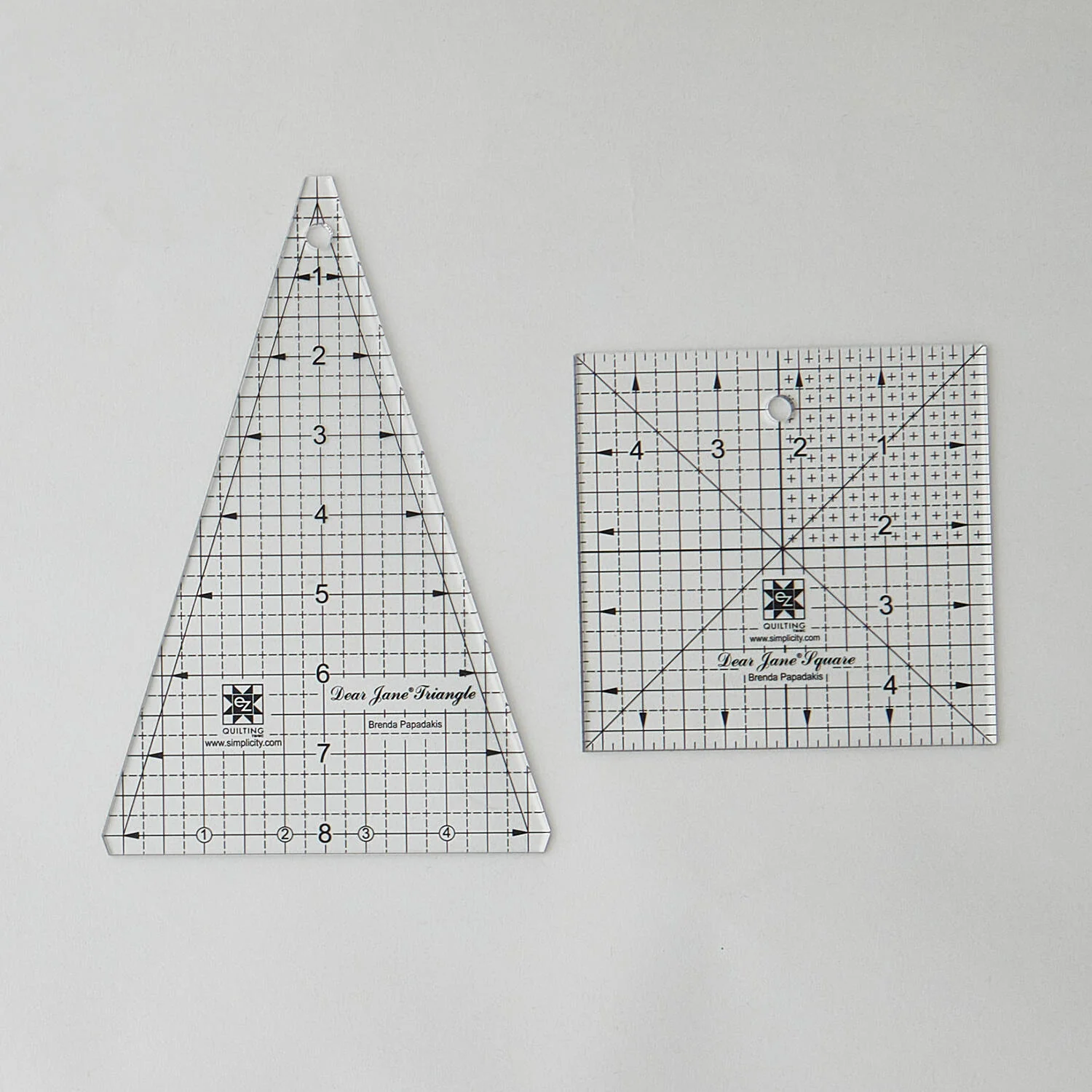 EZ Quilting Dear Jane Ruler Set