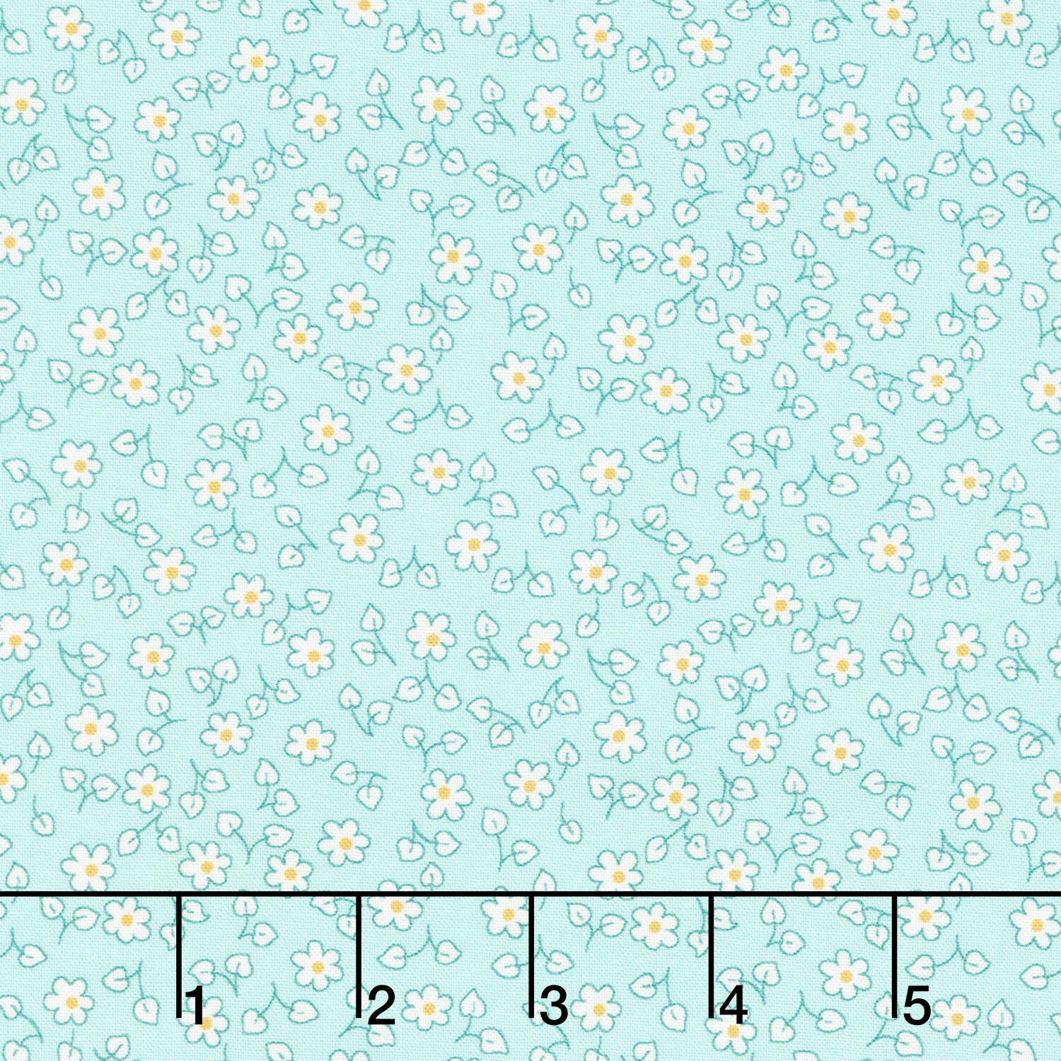 Fabric Market - Ditsy Floral Sea Glass Yardage