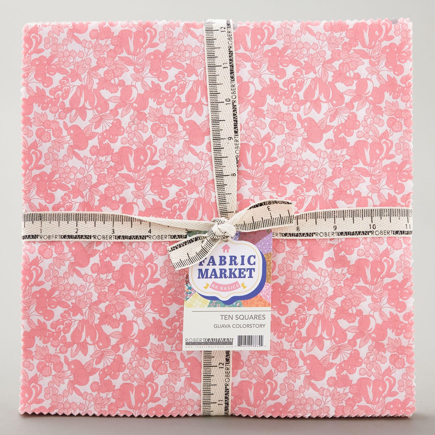 Fabric Market Guava Ten Squares - Image 2