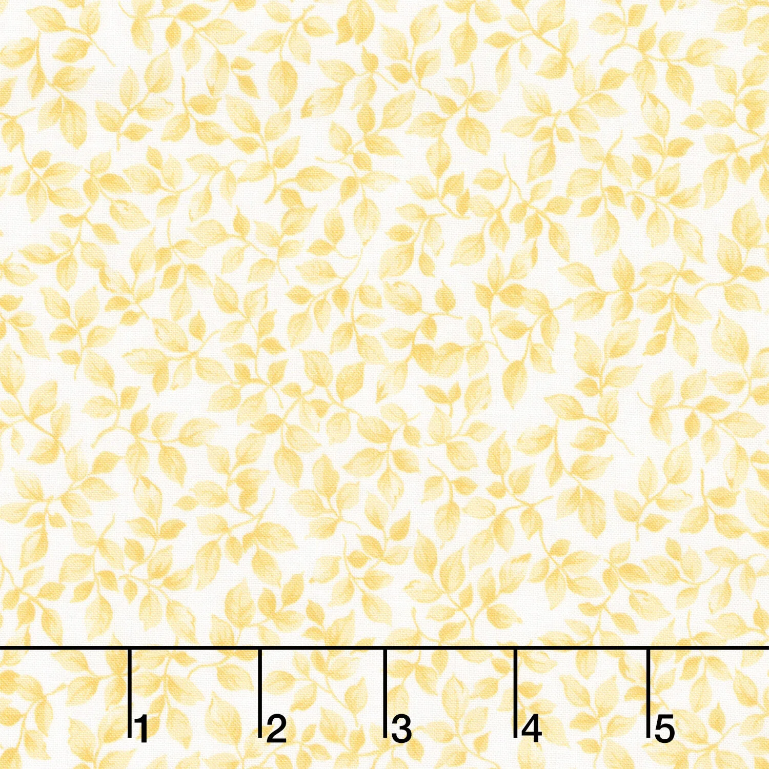 Fabric Market - Packed Leaves Sunshine Yardage