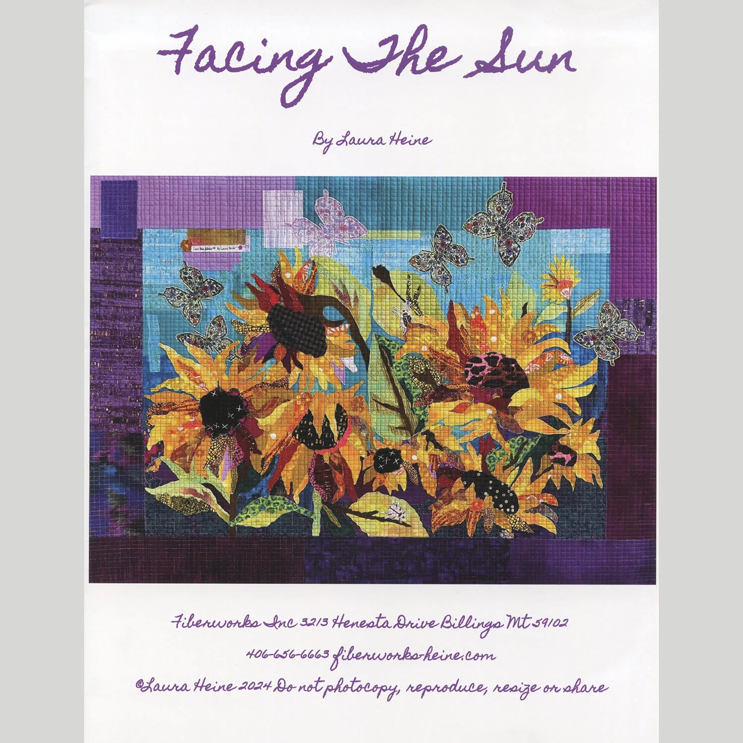 Facing The Sun Collage Pattern