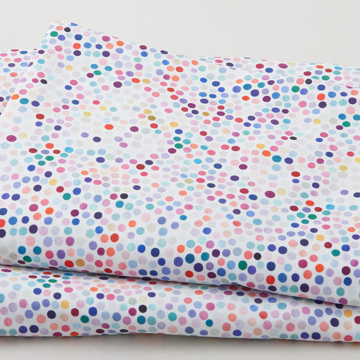 Fairy Dust Dots - White 108" Wide 3 Yard Cut