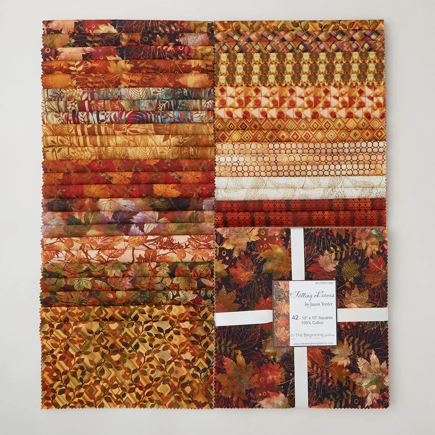 Fall Leaves 10" Squares