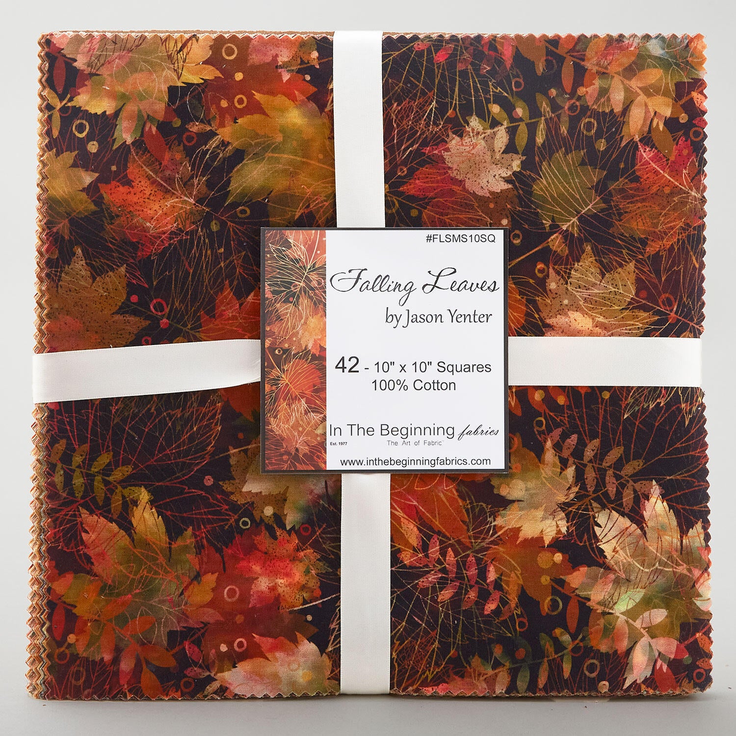 Fall Leaves 10" Squares - Image 2