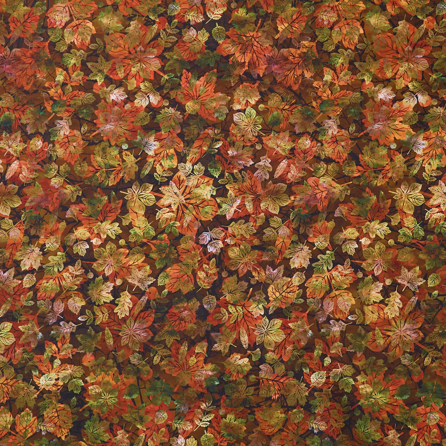 Fall Leaves - Shadows Multi Yardage