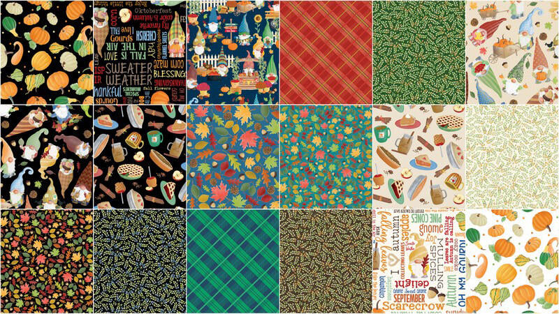 Falling For Gnomes Favorites 10" Squares - Image 3