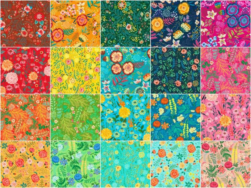 Faraway Florals Favorites Fat Quarter Bundle - 20 Piece - Image 2