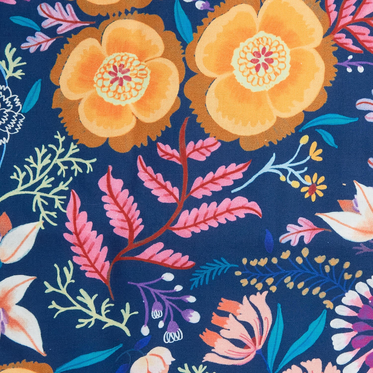 Faraway Florals Favorites - Ocean Large Tossed Florals 2 Yard Cut - Image 2