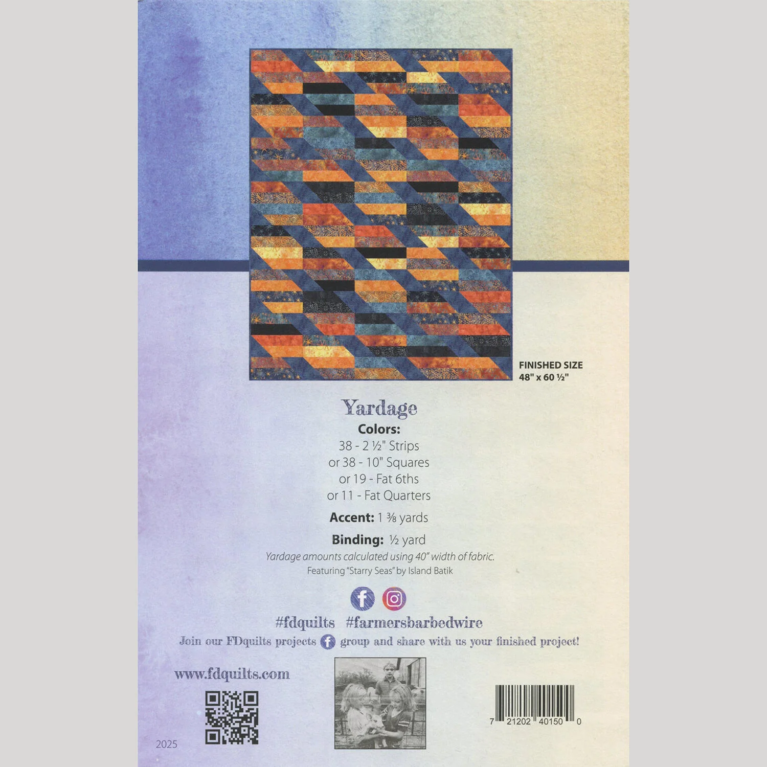 Farmer's Barbed Wire Quilt Pattern - Image 2