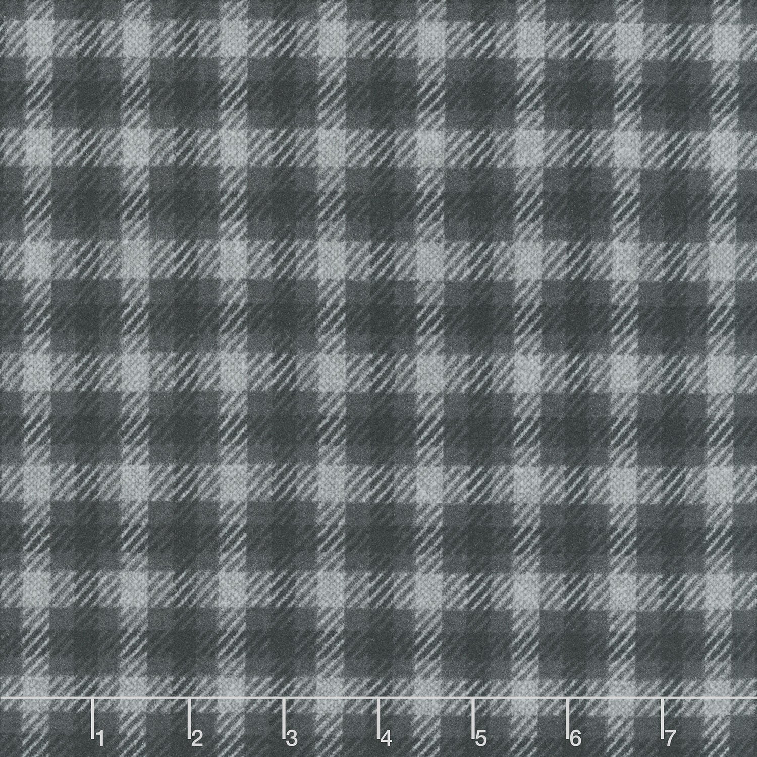 Farmhouse Flannels III - Square Plaid Black Top Road Yardage
