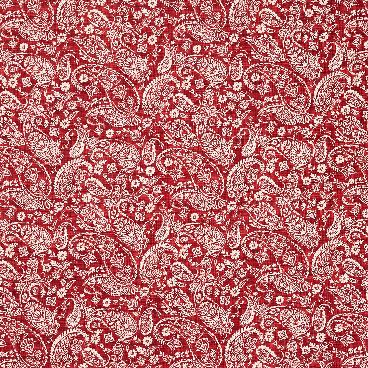 Farmhouse Sampler - Paisley Red Yardage