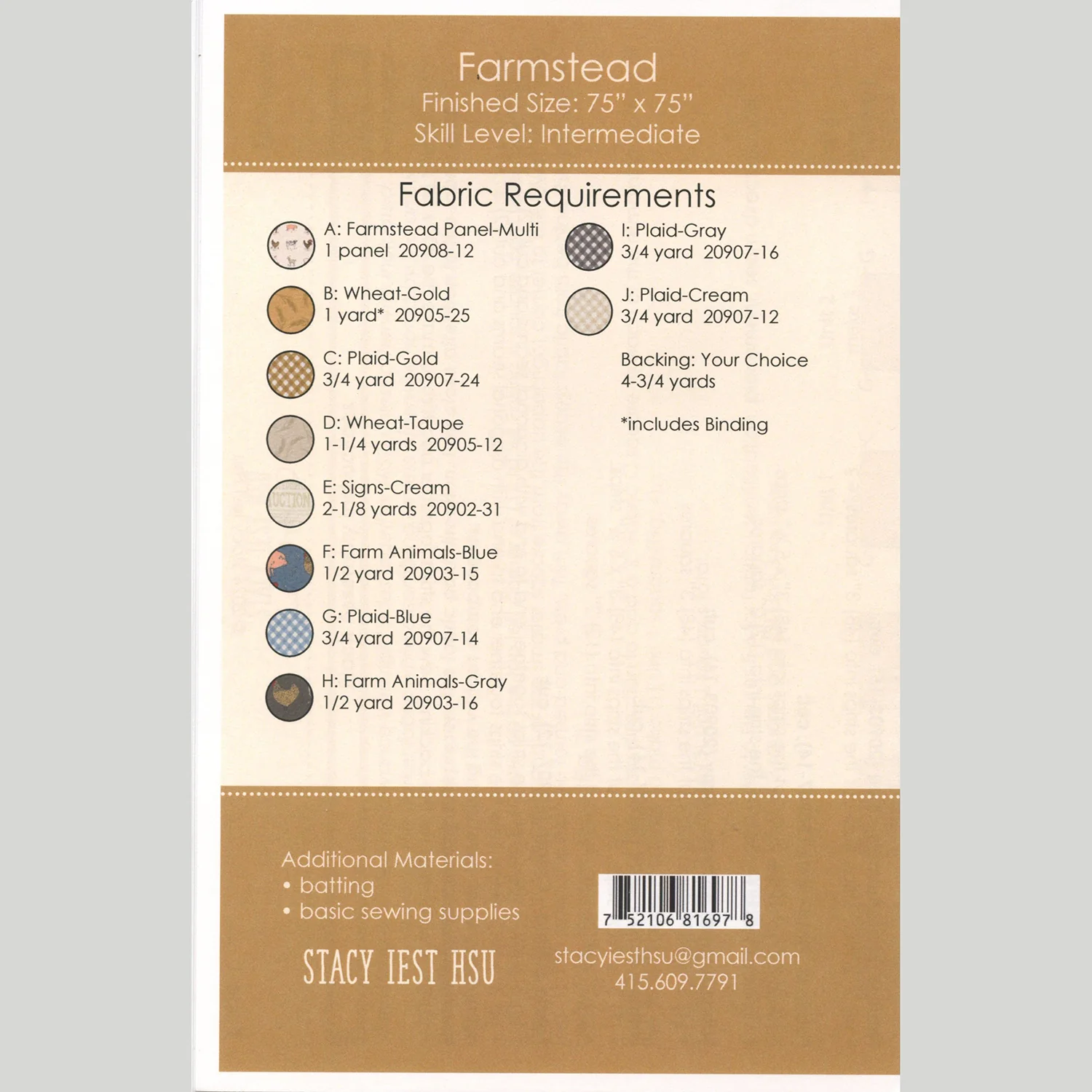 Farmstead Quilt Pattern - Image 2