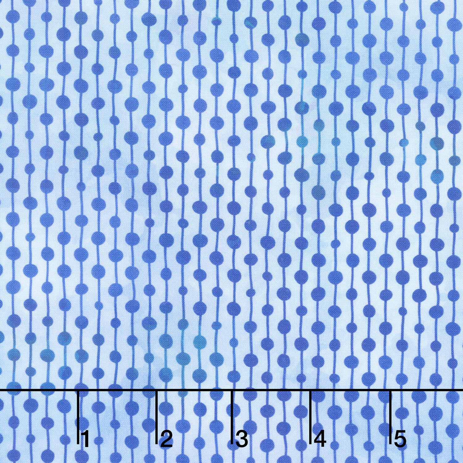 Felicity - Dot Stripe Blue Yardage
