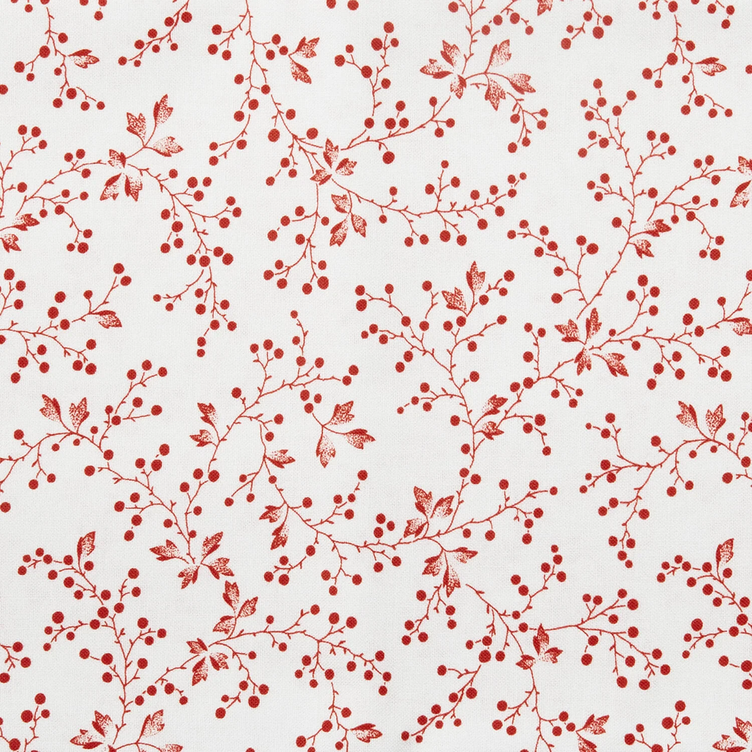 Festive Christmas Favorites - Cranberry Vines 2 Yard Cut - Image 2