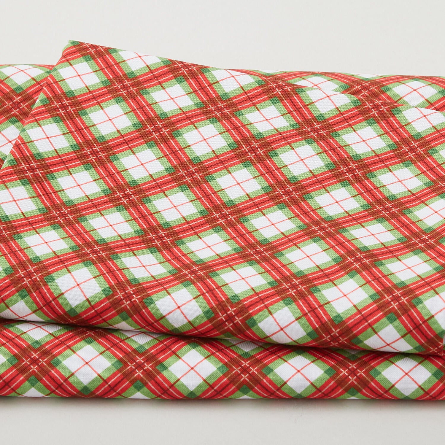 Festive Christmas Favorites - Red Plaid 2 Yard Cut