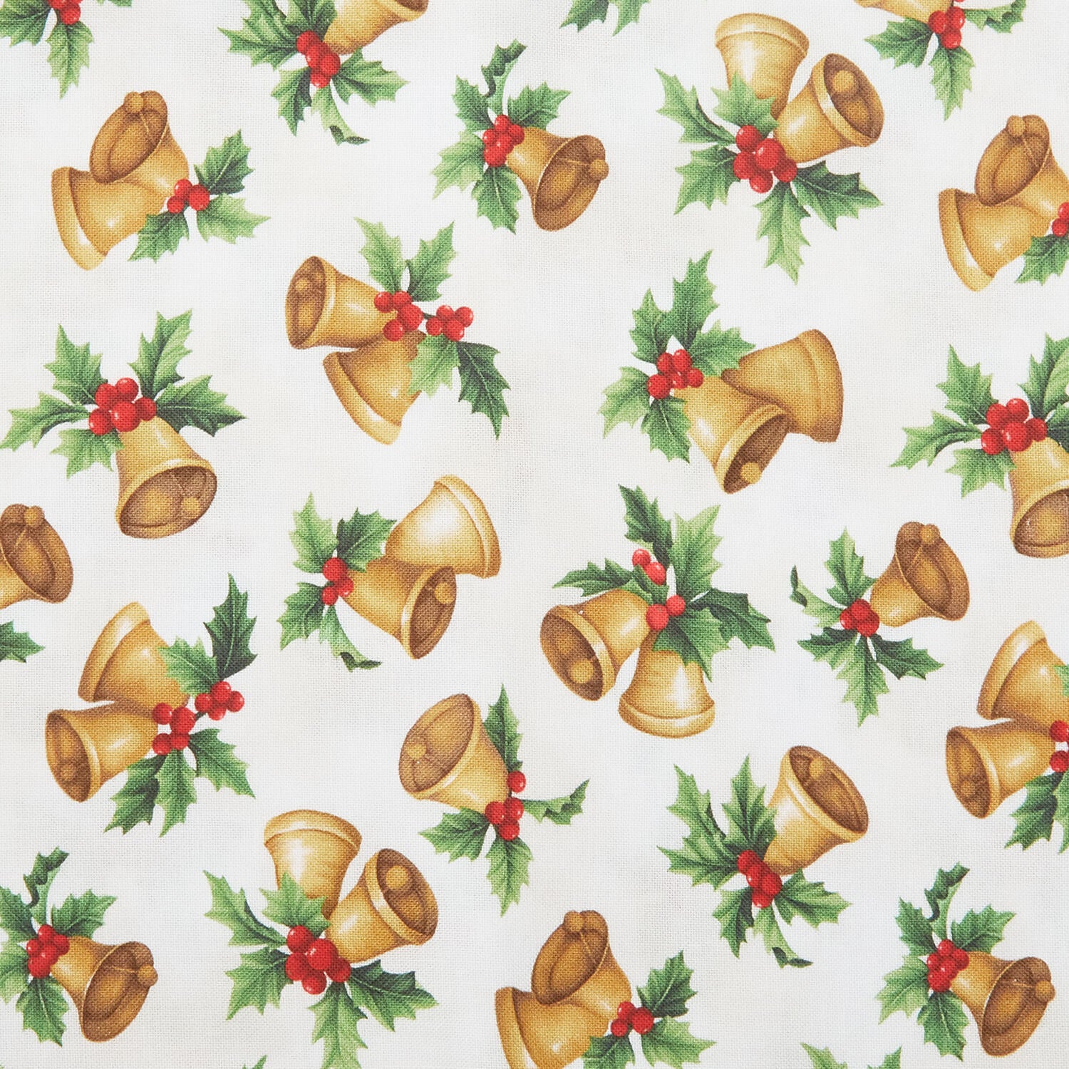 Festive Christmas Favorites - Vintage Bells 2 Yard Cut - Image 2