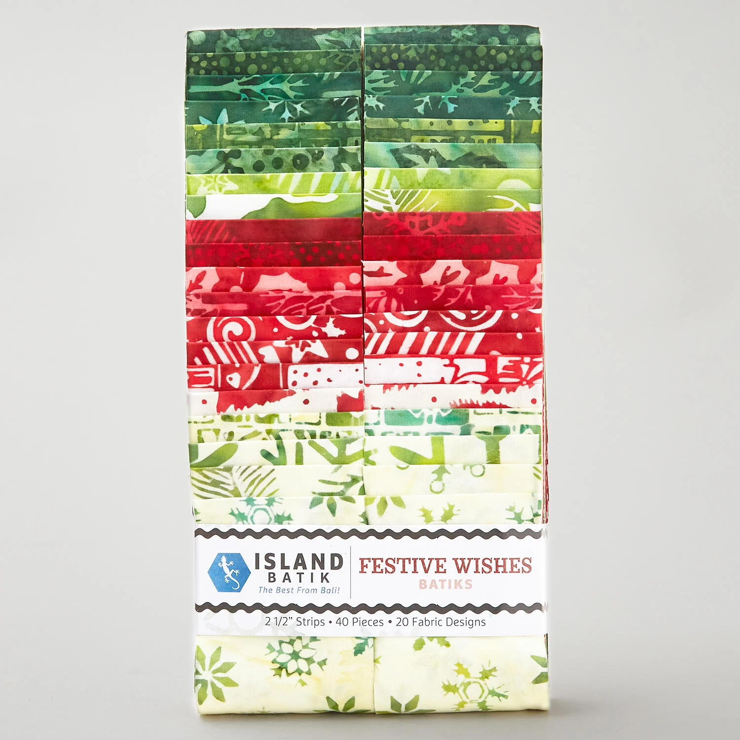 Festive Wishes Batiks Strips - Image 2
