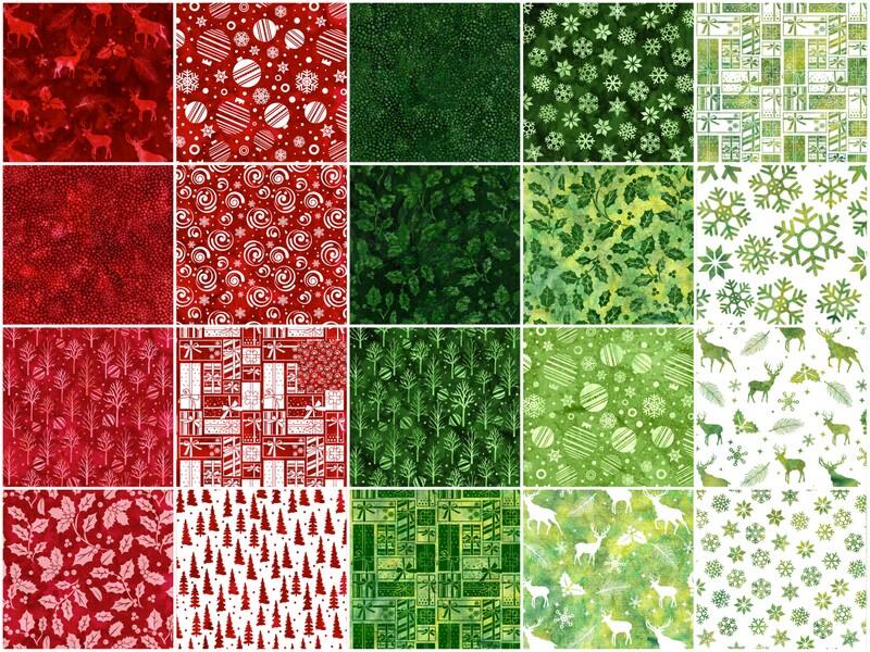 Festive Wishes Batiks Strips - Image 3