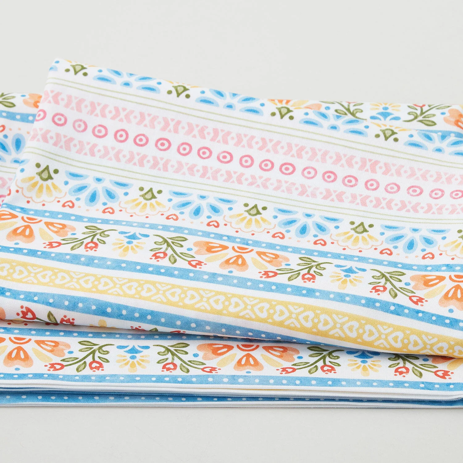Fiesta - Party Stripe White 2 Yard Cut