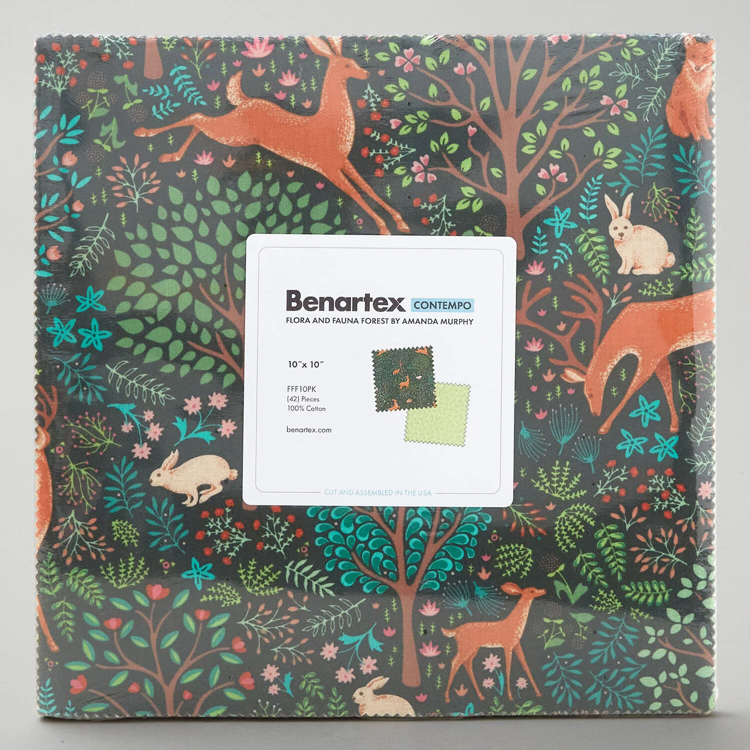 Flora and Fauna Forest Favorites 10" Squares - Image 2