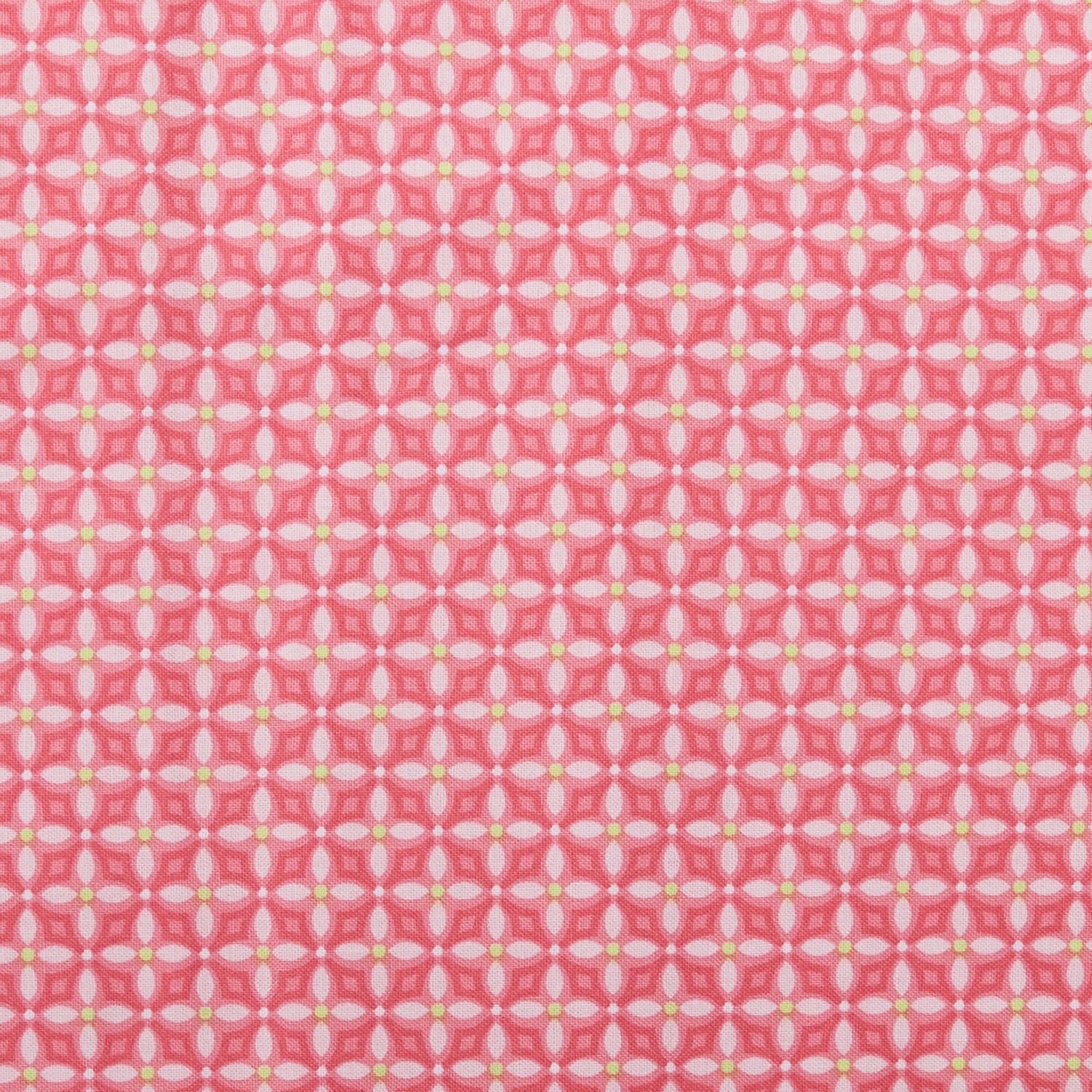 Flora & Fauna: Forest - Diamonds Pink 2 Yard Cut - Image 2