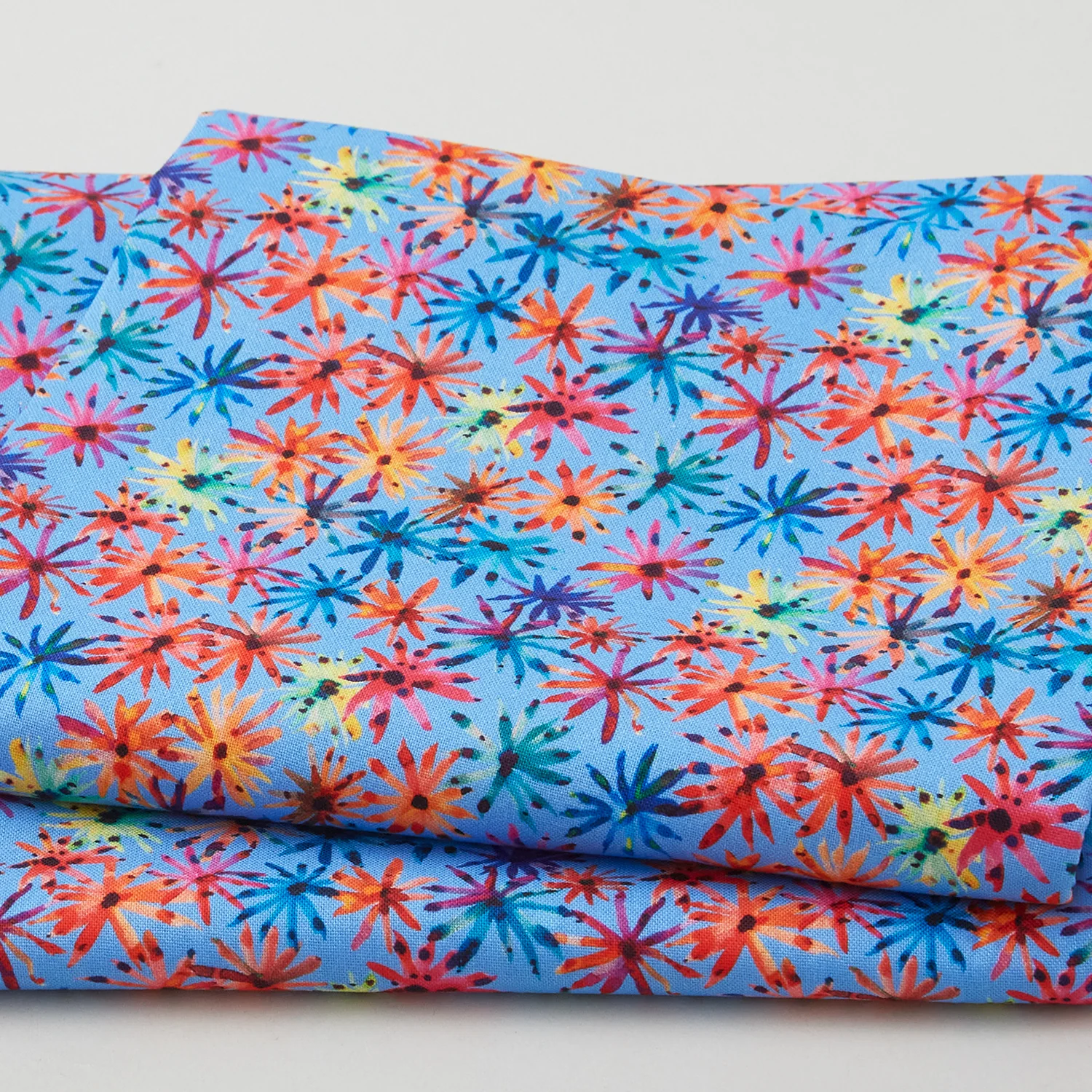 Flora & Fun - Flowers Cerulean 2 Yard Cut