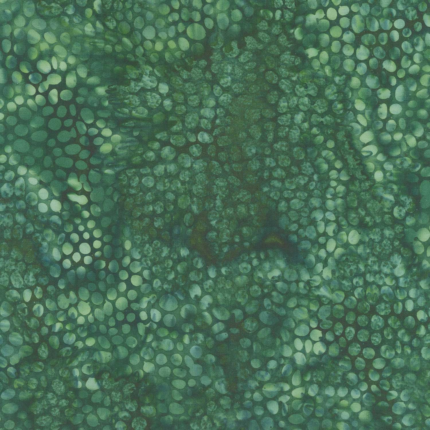 Floral Fun Batiks - Rock Spinach Yardage