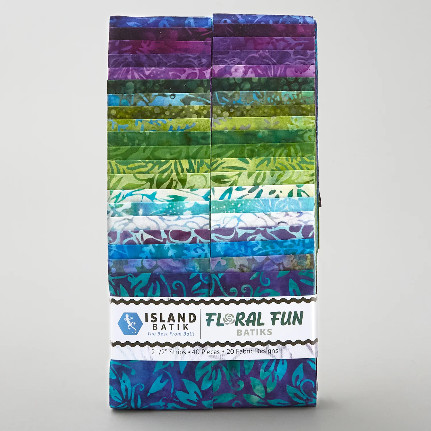 Floral Fun Batiks Strips - Image 2
