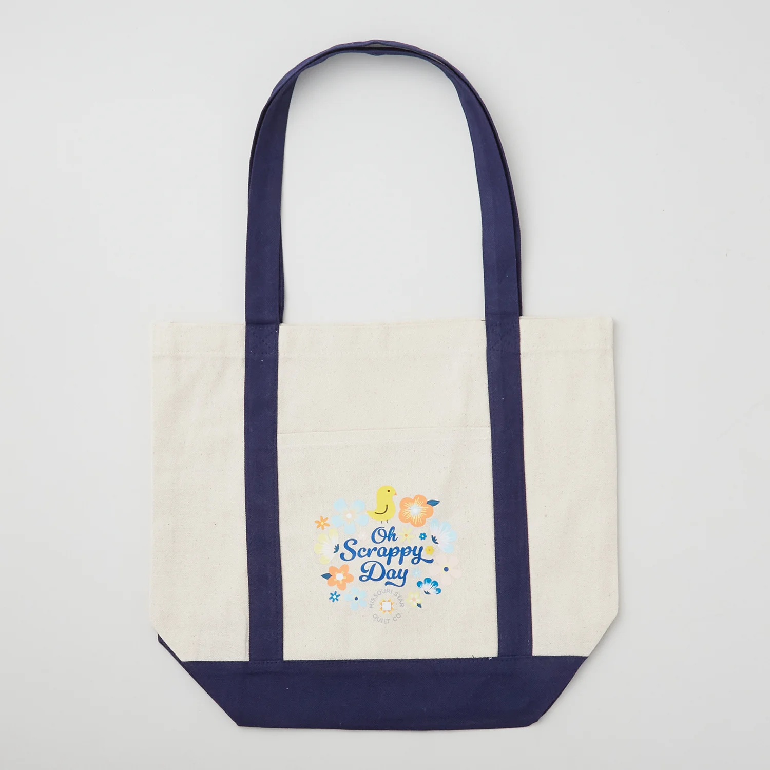 Missouri Star Floral Oh Scrappy Day Canvas Tote Bag