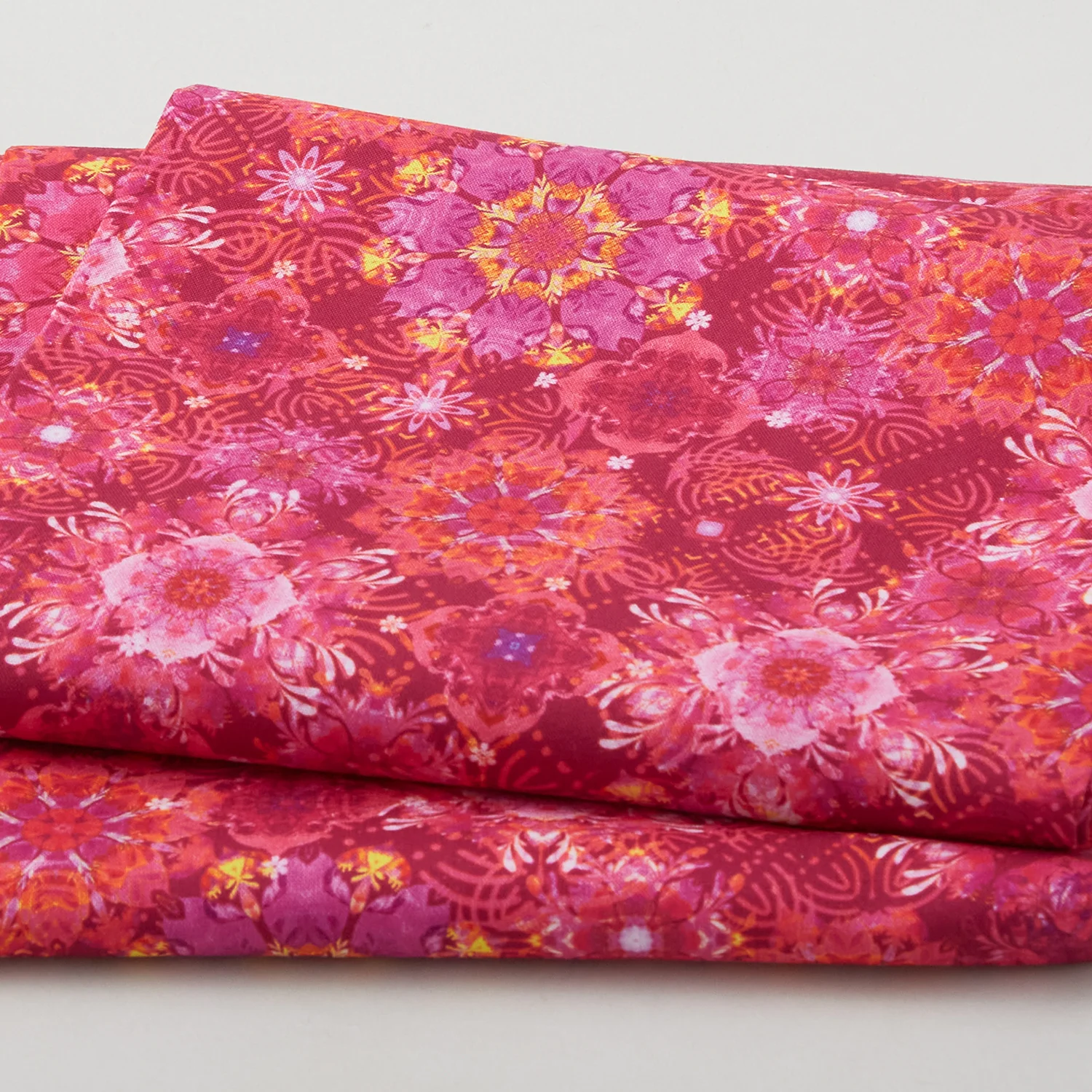 Florence - Small Medallions Fuschia 2 Yard Cut