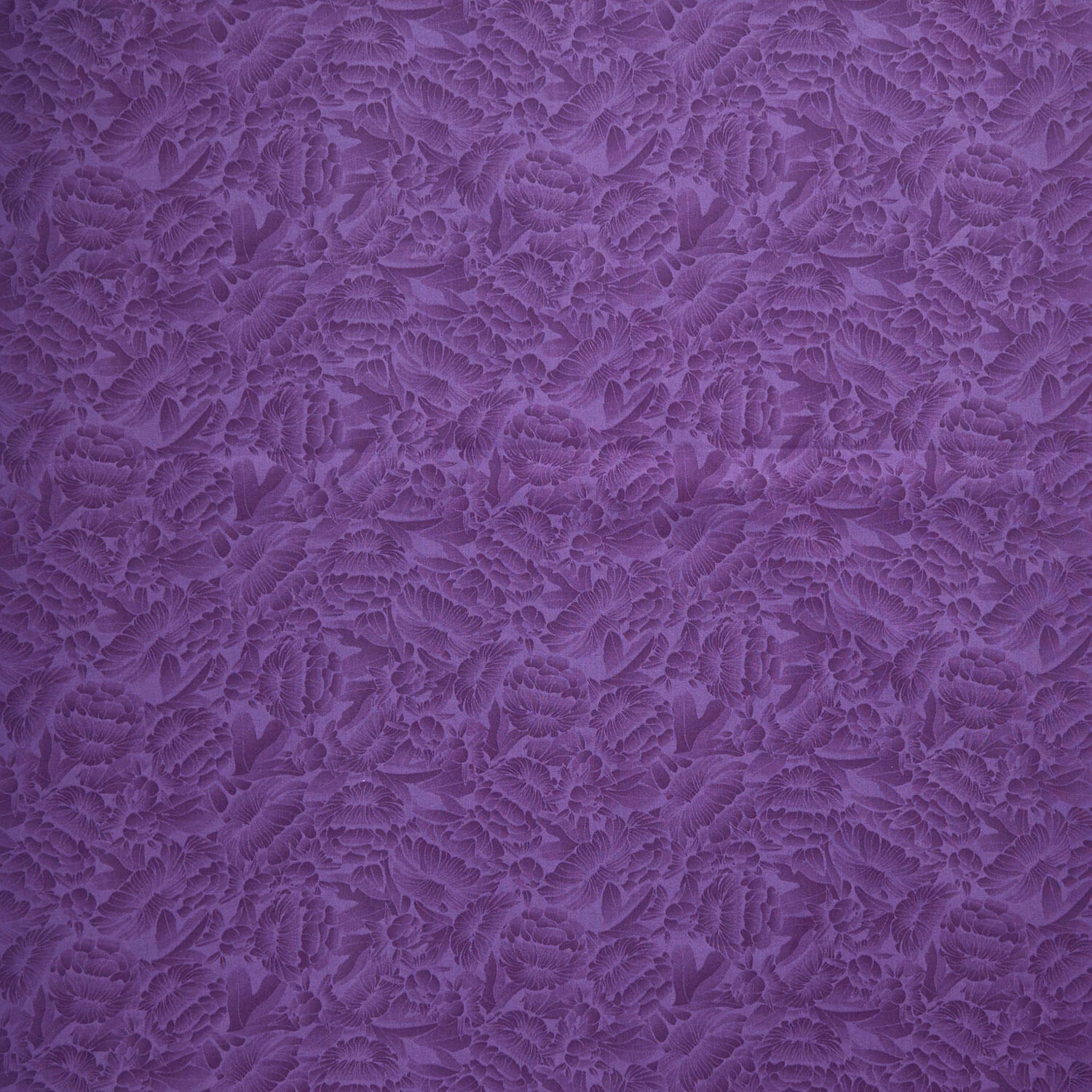 Florique 118" - Tonal Florique Flowers Purple Wide Backing