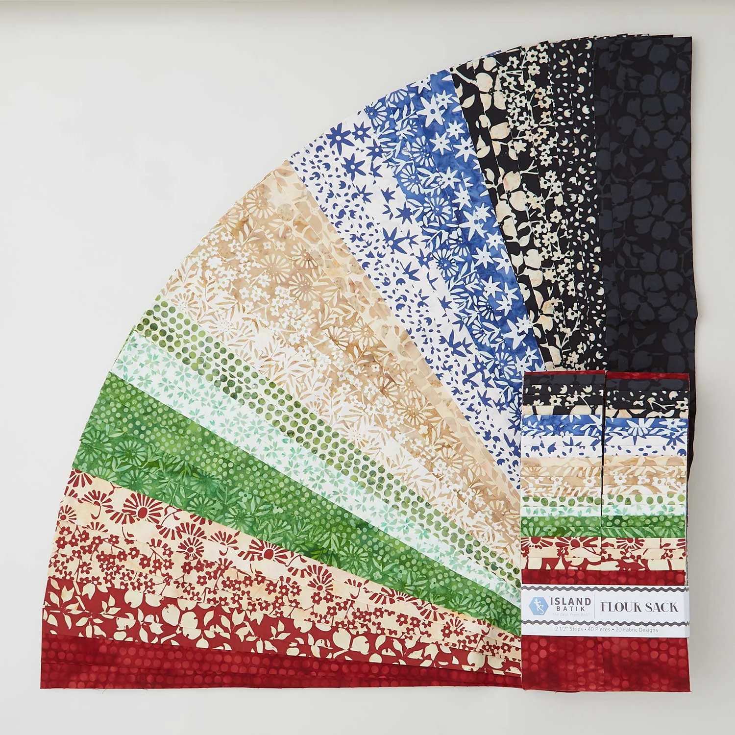 Flour Sack Batiks Favorites Strips