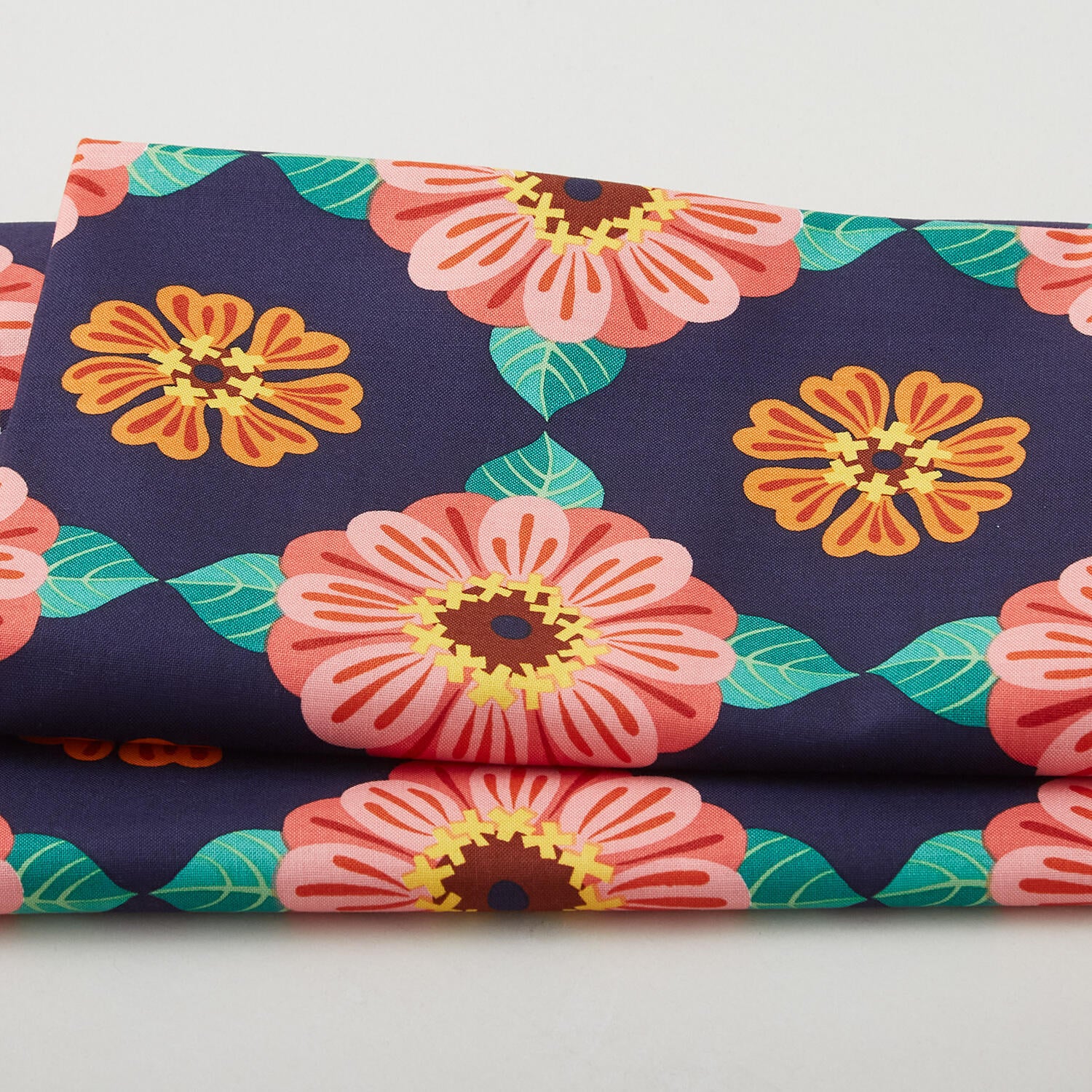 Flower Dance - Zinnia Multi 2 Yard Cut