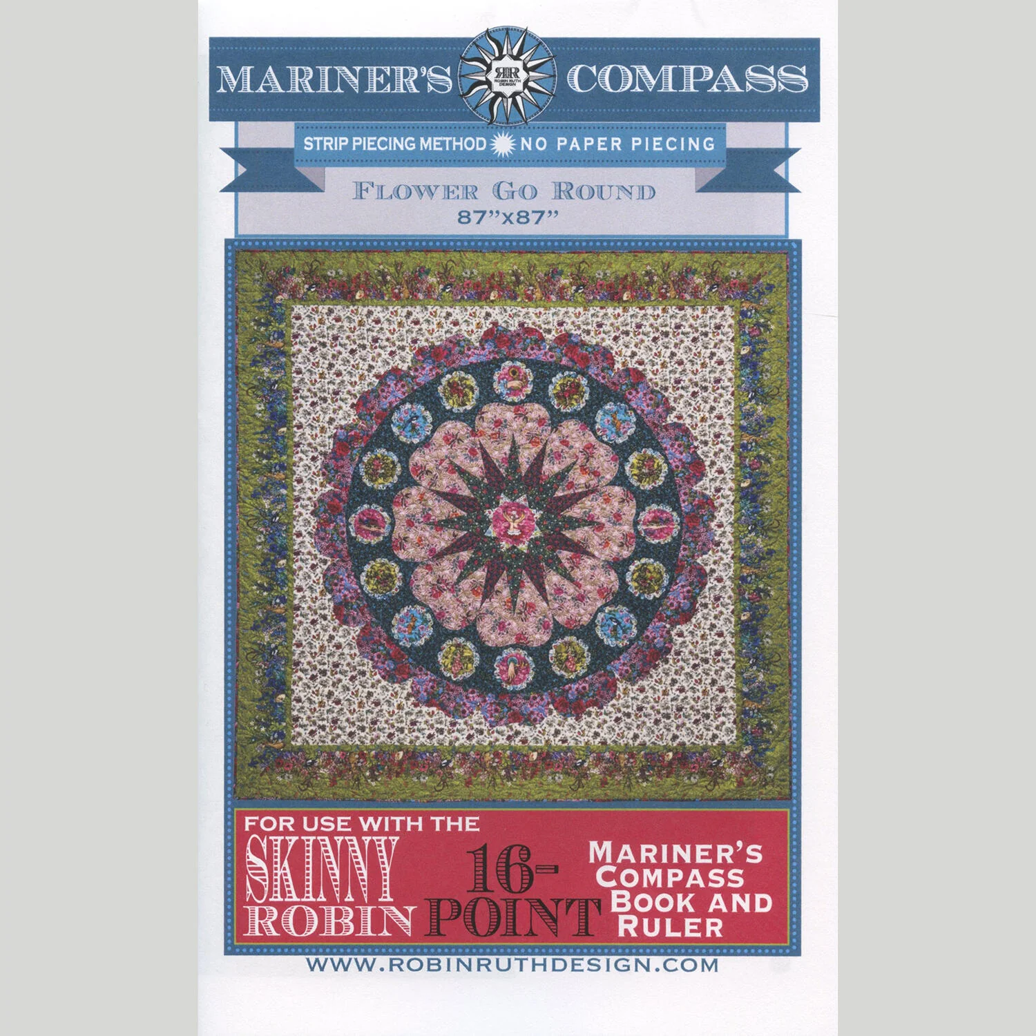 Flower Go Round Quilt Pattern