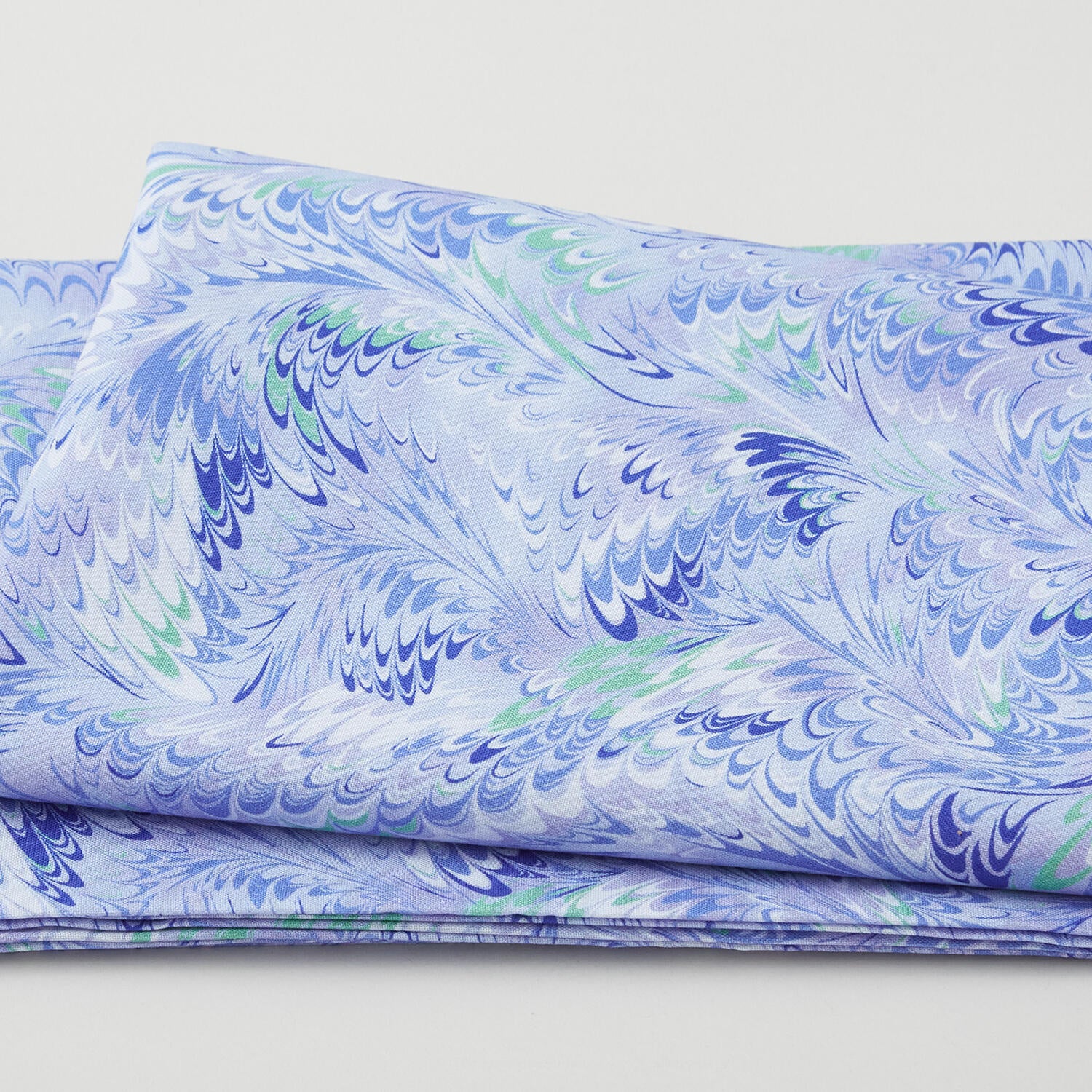 Flower Splendor - Marble Splendor Blue 2 Yard Cut