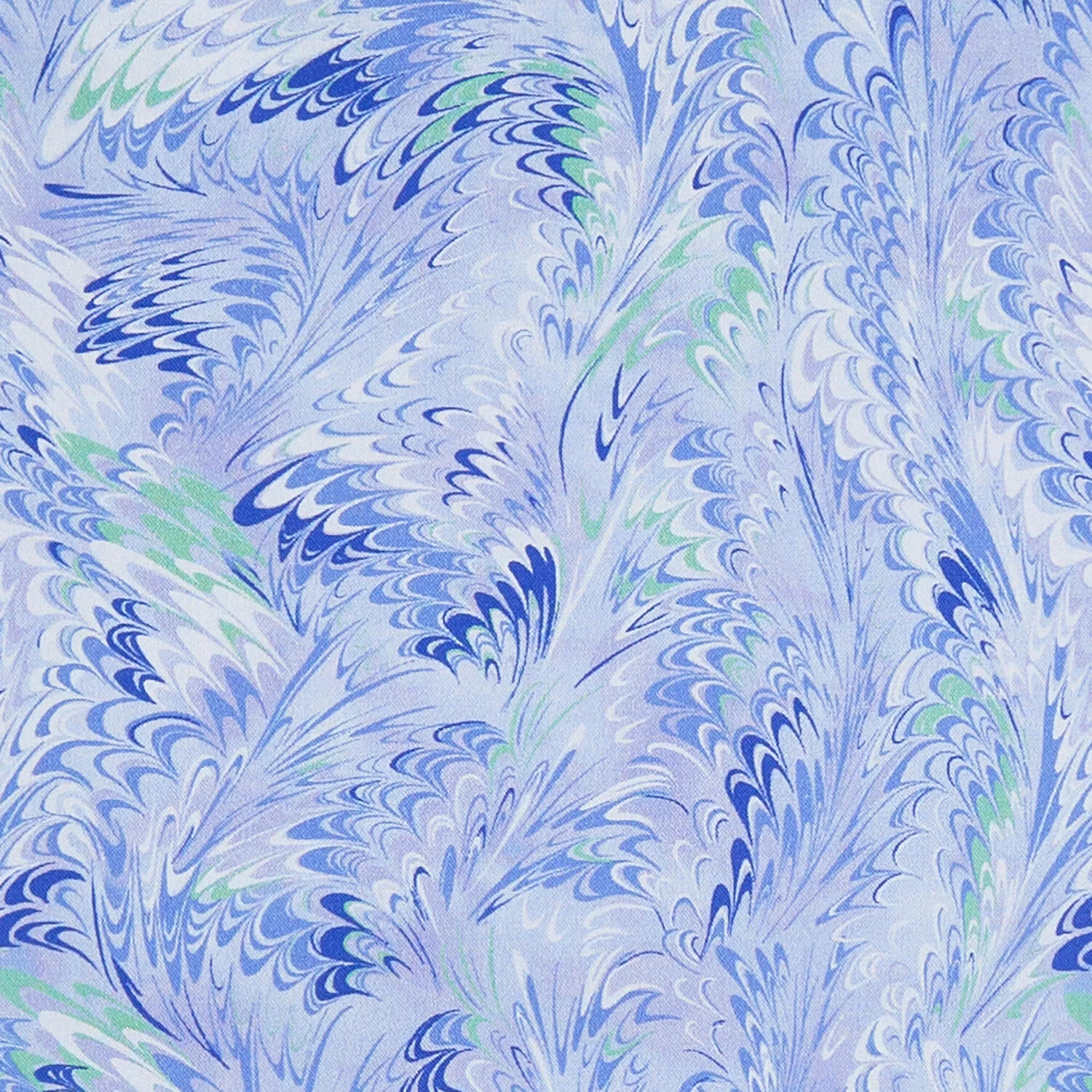 Flower Splendor - Marble Splendor Blue 2 Yard Cut - Image 2