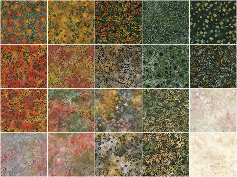 Flutter Fields Batiks Favorites Strips - Image 3