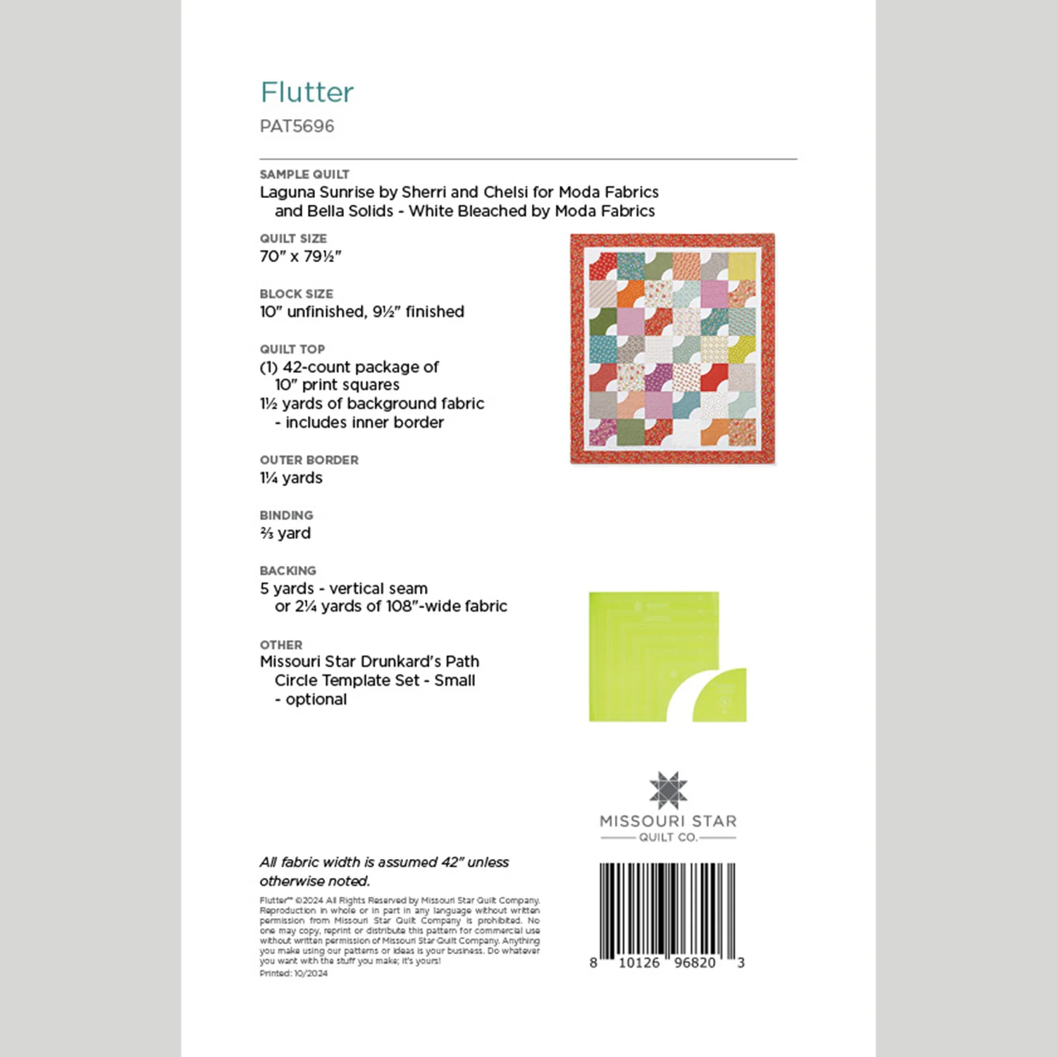 Flutter Quilt Pattern by Missouri Star - Image 2