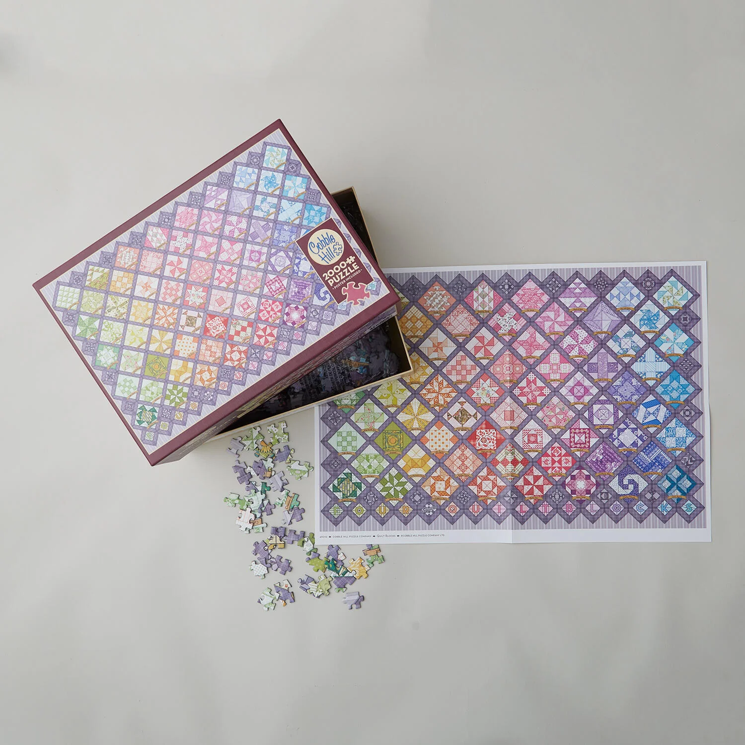 Four Square Quilt Blocks Puzzle - Image 2