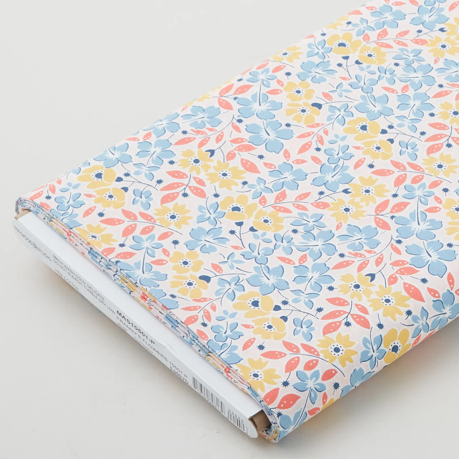 Franny's Flowers - Main Floral Pink 5 Yard Bolt
