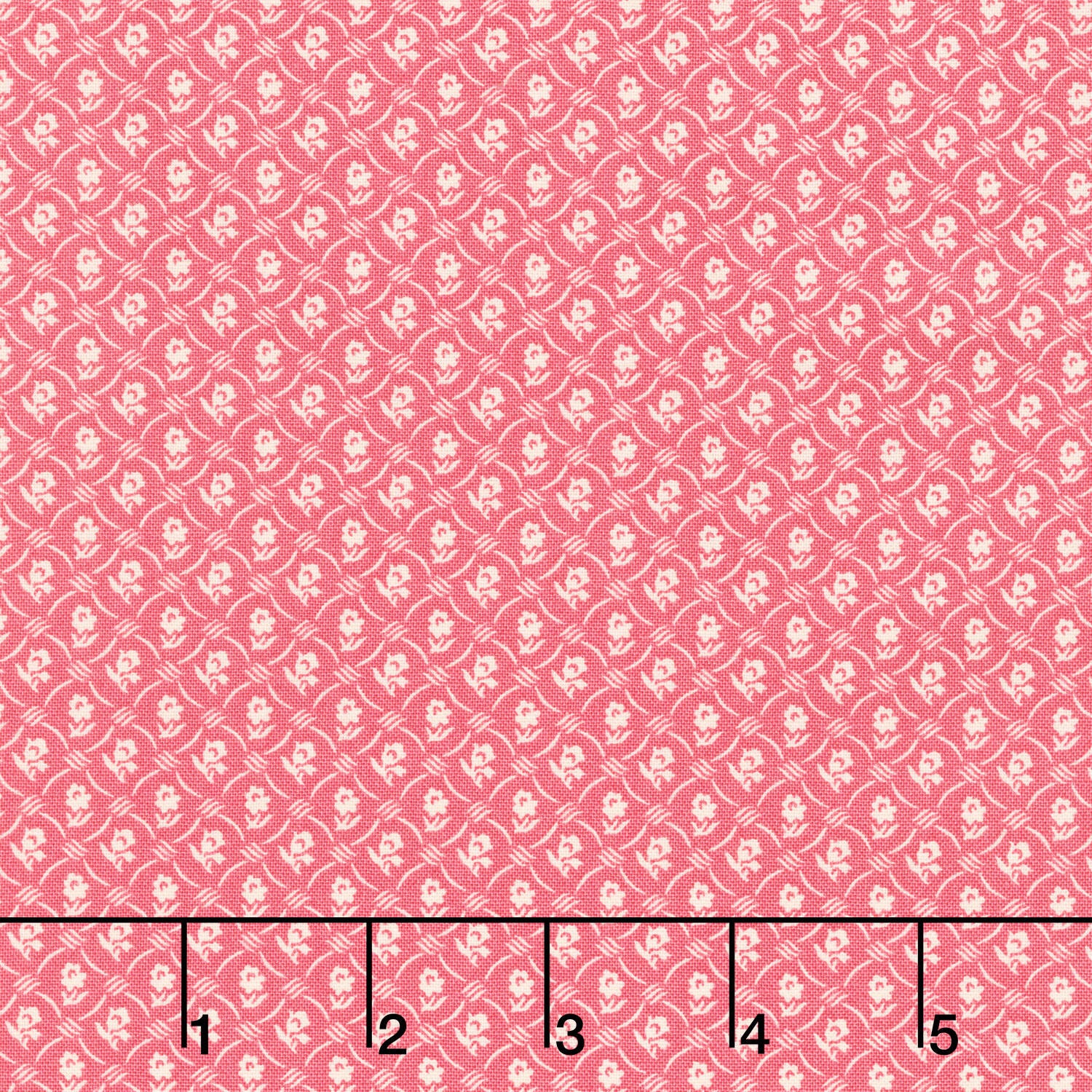 French Market - Geo Flower Pink Yardage
