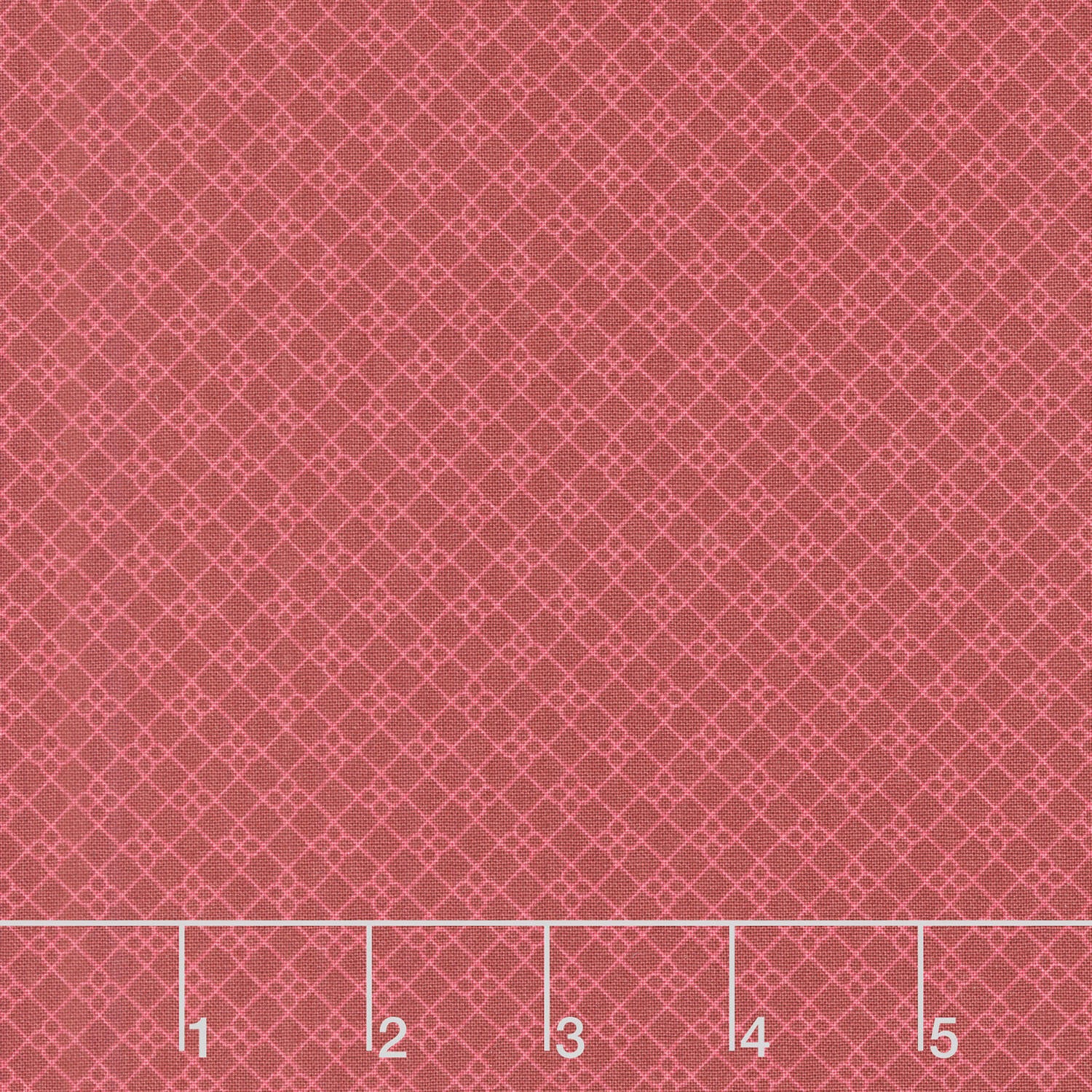 French Market - Geo Pattern Red Yardage