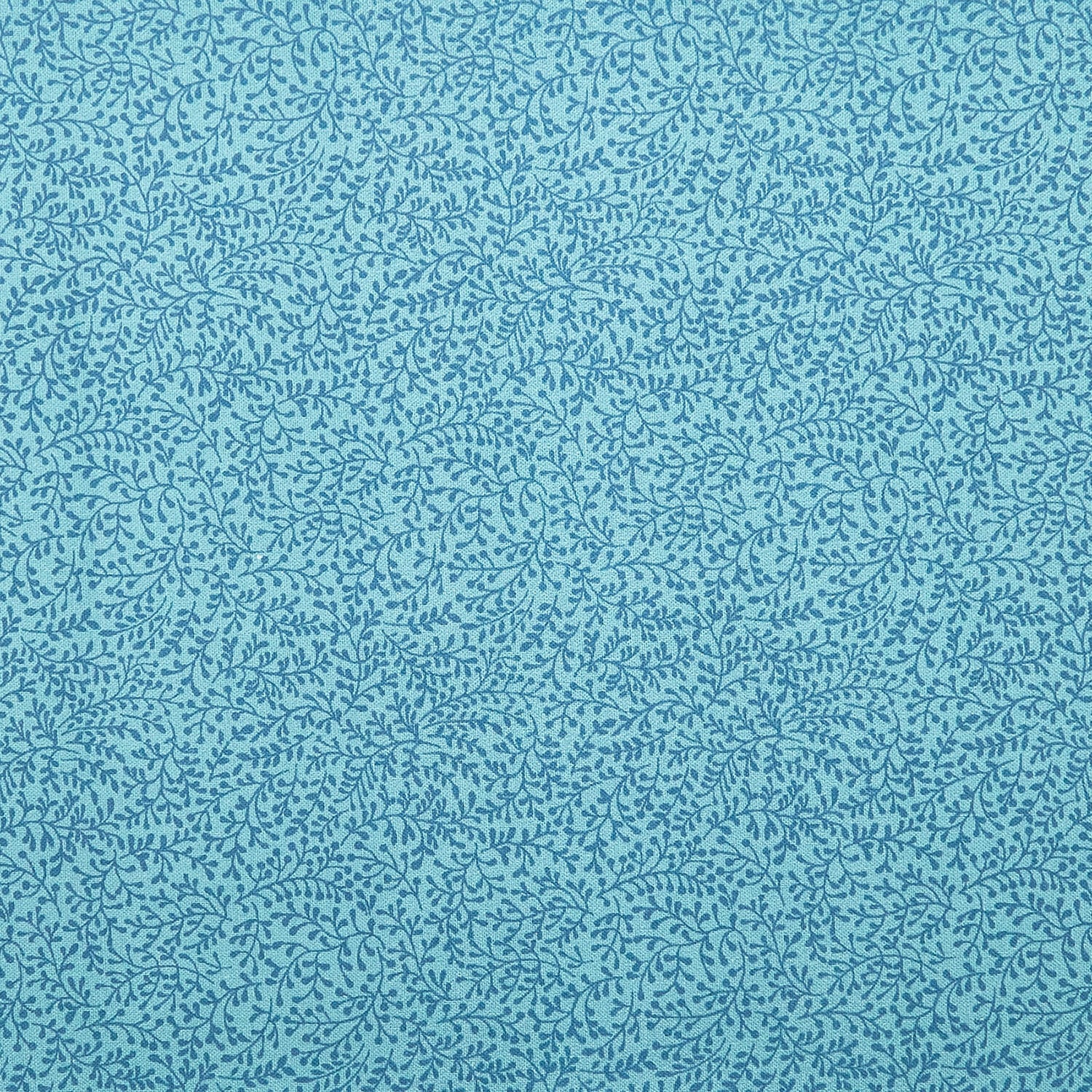French Meadow - Petite Vine Medium Teal 2 Yard Cut - Image 2